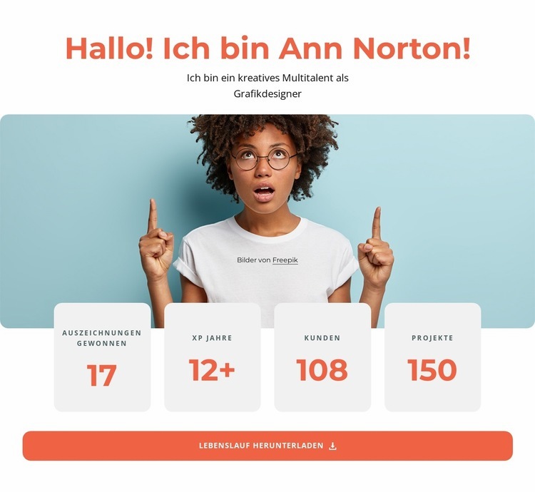 Anna Norton Website Builder-Vorlagen