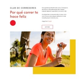 Correr Te Hace Feliz - HTML Layout Builder