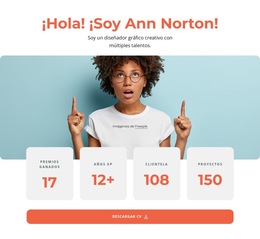 Diseño Del Sitio Web Para Ann Norton