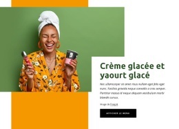 Une Conception De Site Web Exclusive Pour Yaourt Glacé