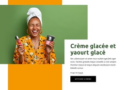 Yaourt Glacé - Modèle De Page HTML