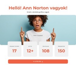 Ann Norton - HTML Oldalsablon