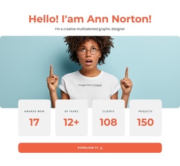 Ann Norton - Simple HTML Template