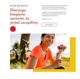 Bieganie Sprawia, Że Jesteś Szczęśliwy - Gotowy Do Użycia Motyw WordPress