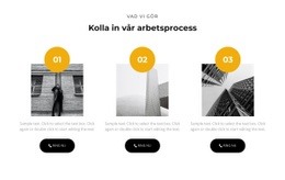 Tre Åtgärder - Mall För Webbutveckling