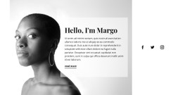 Template Demo For Follow Me On Social