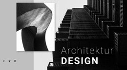 Architekturabteilung – Web-Mockup