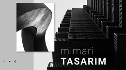 Mimarlık Bölümü - HTML Web Sitesi Şablonu