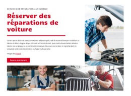 Centre De Réparation Automobile – Page De Destination