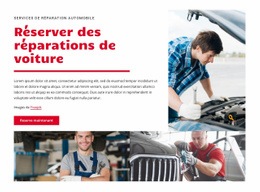 Centre De Réparation Automobile Site Web De Voiture