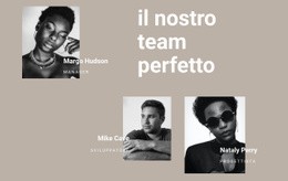 Modello HTML5 Esclusivo Per Team Di Parrucchieri