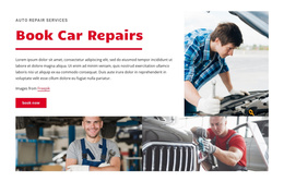 Book Car Repairs Builder Joomla
