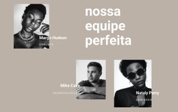 Equipe De Cabeleireiros #Html5-Template-Pt-Seo-One-Item-Suffix