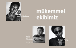 Kuaför Takımı - HTML Sayfası Şablonu