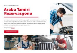 Araba Tamir Merkezi - Online HTML Generator