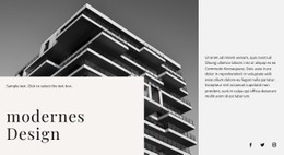 Modernes Gebäude Saubere Und Minimale Vorlage