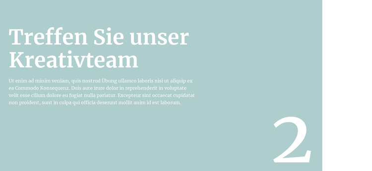 Wir werden Ihnen über das Team erzählen WordPress-Theme