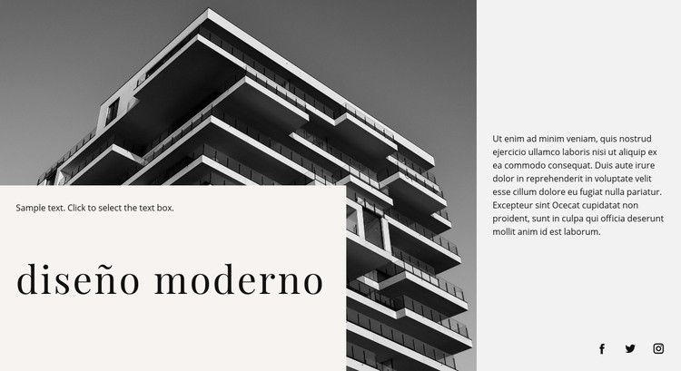 Edificio moderno Plantilla CSS