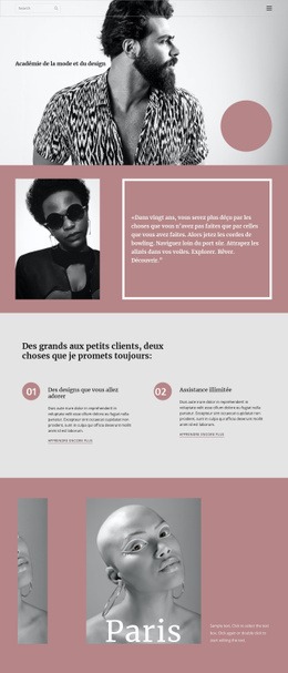 Studio De Mode – Meilleure Conception De Site Web