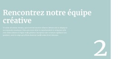 Nous Vous Parlerons De L'Équipe - HTML Generator Online