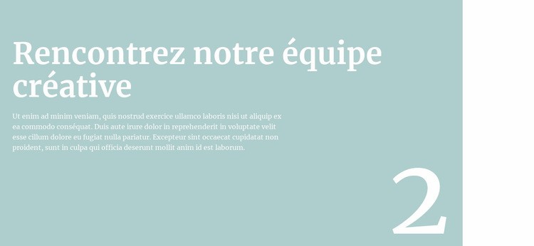 Nous vous parlerons de l'équipe Thème WordPress