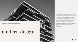 Landing Page For Modern Building