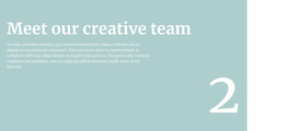 We Will Tell You About The Team - Responsive Website