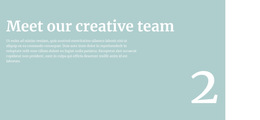 We Will Tell You About The Team - Ultimate HTML5 Template