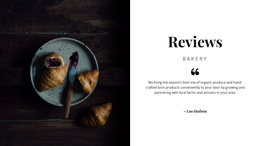 Our Reviews - Landing Page Template