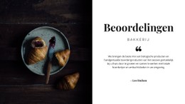 Onze Beoordelingen Gratis CSS-Websitesjabloon