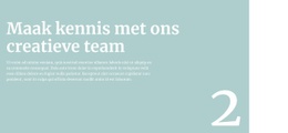 We Zullen Je Vertellen Over Het Team Gratis Website