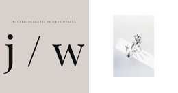 Wintercollectie - Exclusief WordPress-Thema