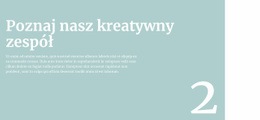 Opowiemy Ci O Zespole - Kreatywny, Uniwersalny Motyw WordPress