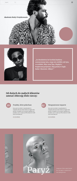 Studio Mody - Szablon Strony HTML