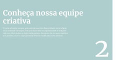 Vamos Falar Sobre A Equipe - Modelo HTML5 Definitivo