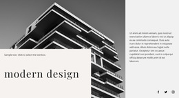 Modern Building - Personal Website Template