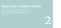 We Will Tell You About The Team - Responsive Website Templates