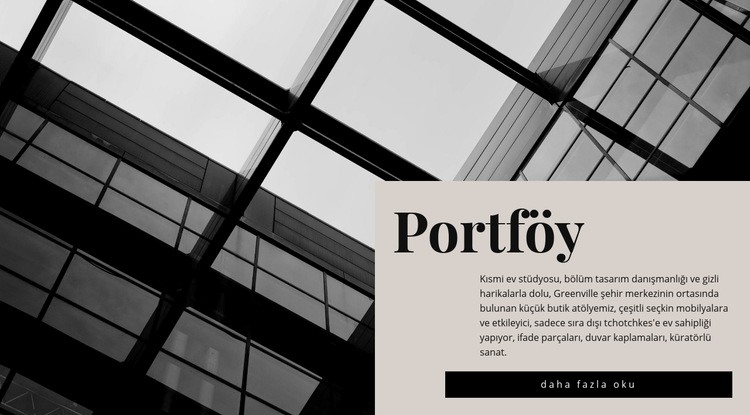 Portföyümüz Web sitesi tasarımı