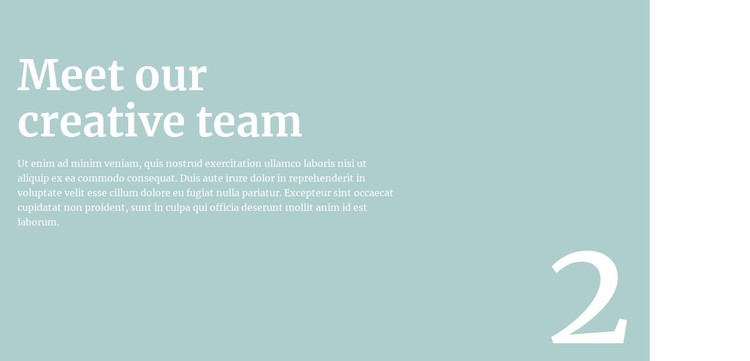 We will tell you about the team Webflow Template Alternative