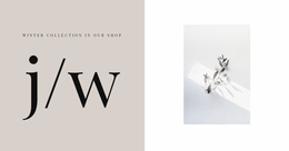 Multipurpose Website Design For Winter Collection