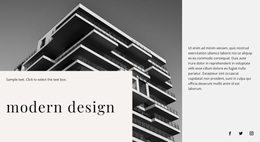 Multipurpose Website Design For Modern Building