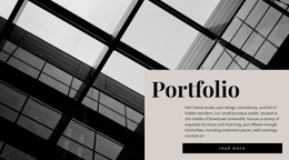 Layout Functionality For Our Portfolio