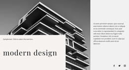 Custom Fonts, Colors And Graphics For Modern Building