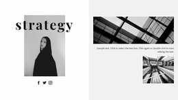 Business Strategy - Landing Page Template