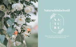 Natur Schöner Stil - Kreatives Mehrzweck-Website-Design