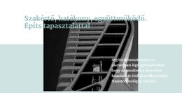 Építési Szakértők Weboldal Sablon