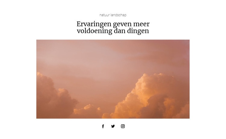 Natuurfotograaf Html Website Builder