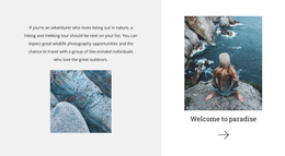 Paradise Places - One Page Bootstrap Template