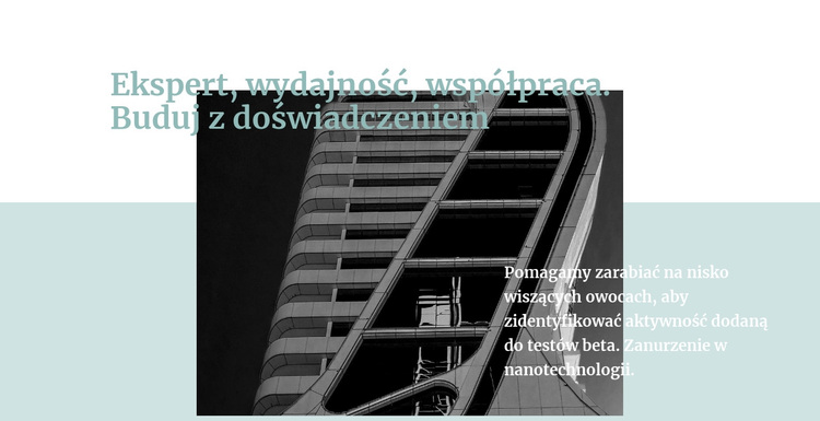 Eksperci budowlani Motyw WordPress