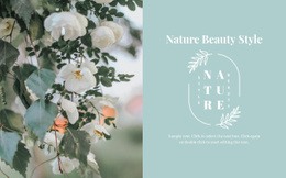 Naturens Vackra Stil - Enkel Webbplatsmall